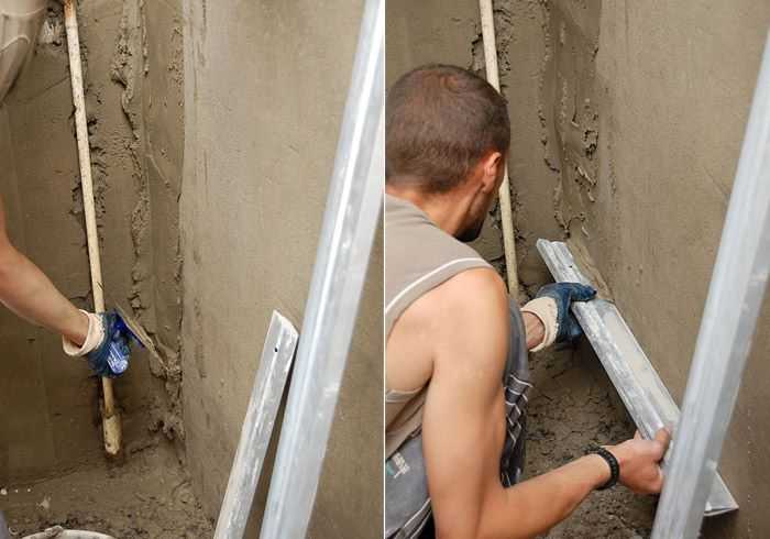 Выравнивание стен в ванной под плитку: зачем, чем и как?