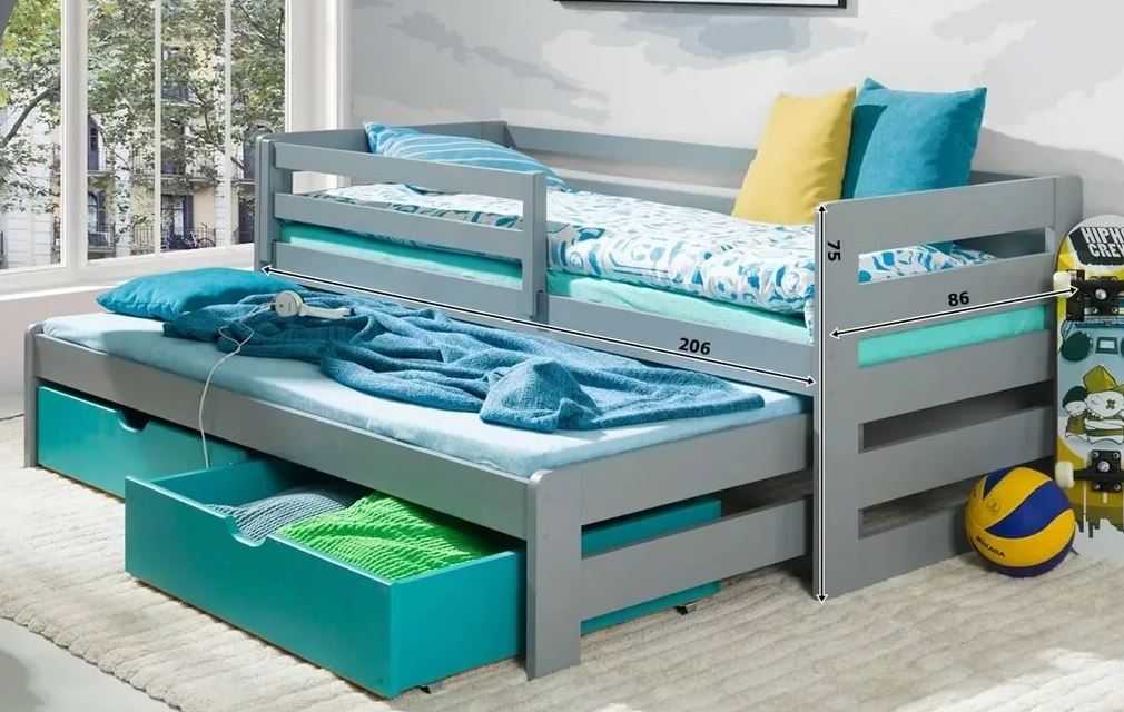 Как выбрать выдвижную кровать для двоих детей