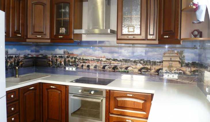 Фартук для кухни из стекла: топ-120 фото оформления фартука для кухни. выбор цвета и рисунка фартука для кухни