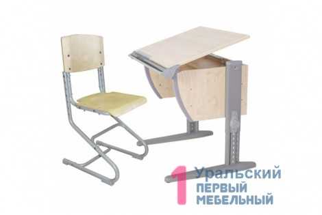 Детский стол-трансформер: письменный столик-мольберт со стулом для ребенка