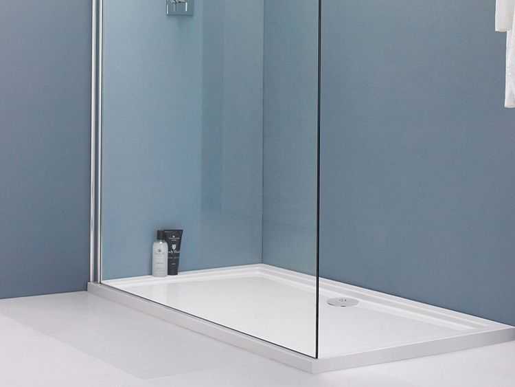 Душевое ограждение из стекла без поддона: комфортное решение для ванной комнаты