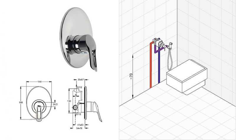 Монтаж смесителя скрытого монтажа (25 фото): встраиваемый для ванной, раковины и на стену, механизм монтажа