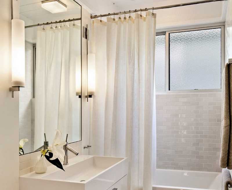 Виды стеклянных шторок для ванной