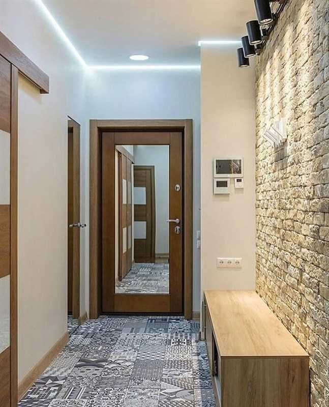 Стены в прихожей варианты отделки фото: коридор из гипсокартона, цвет и дизайн квартиры, декоративные материалы