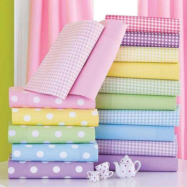 Размеры и порядок шитья детского постельного белья в кроватку