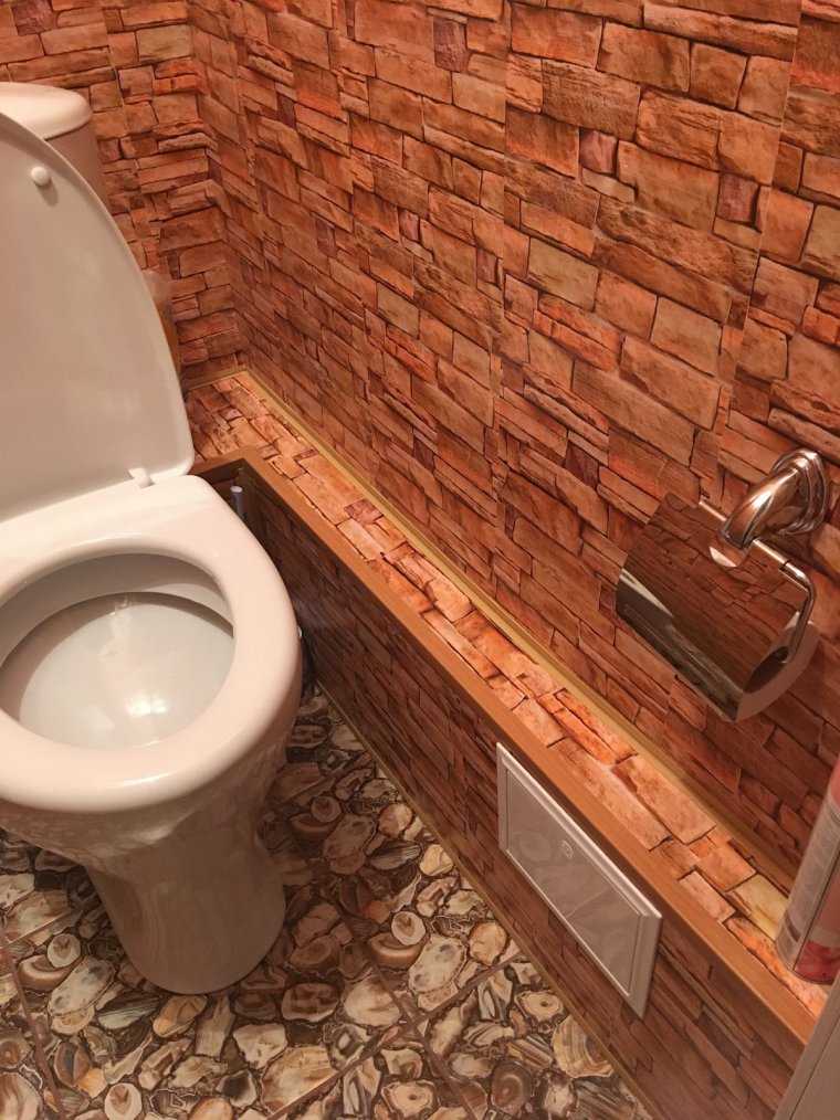 Основные варианты отделки стен в туалете
