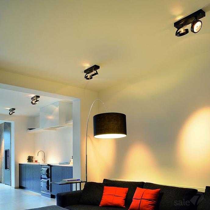 Варианты освещения в спальне с натяжным потолком