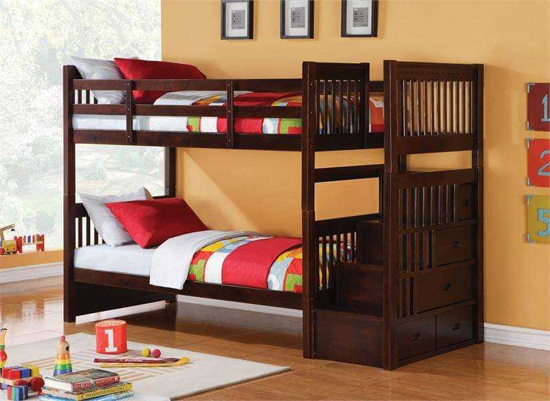 Двухъярусная кровать – особенности конструкции с диваном, столом, шкафом и других моделей