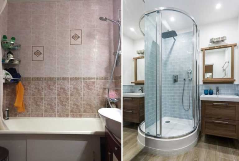 Ваша ванная не слишком просторная Экономично распределить пространство вашей ванной комнаты поможет душевое ограждение с поддоном. Используя варианты из стекла с поддоном размером 120х90 и 90х90, вы станете обладателем стильного и уютного помещения.