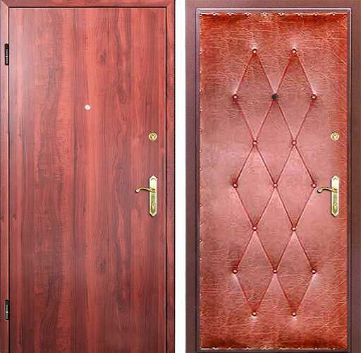 Обивка входной двери, деревянной или железной (металлической), либо замена обшивки при ремонте: как сделать своими руками из дермантина и мдф для утепления квартиры?