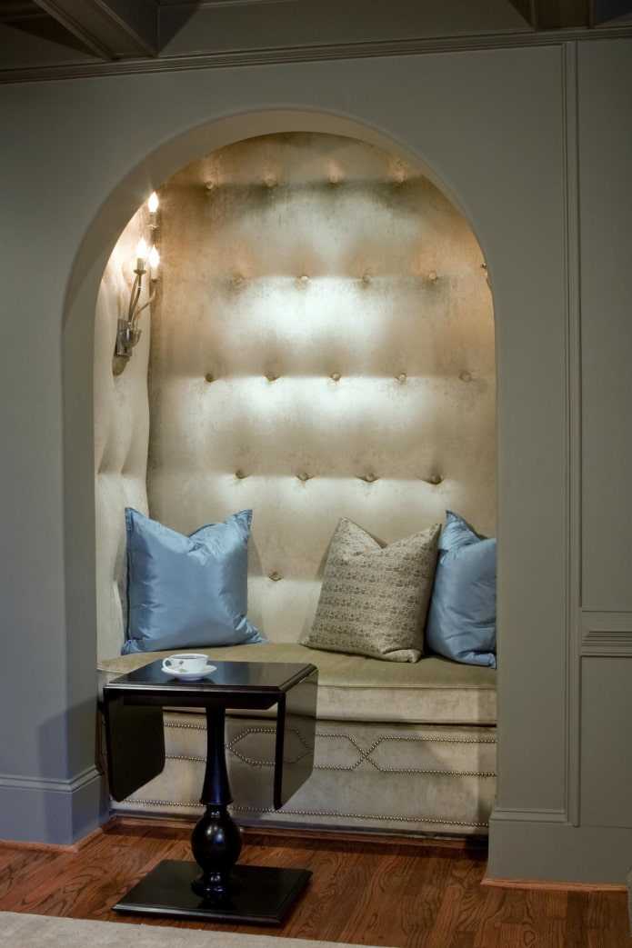 Ниши из гипсокартона в гостиной фото: в зале интерьер, дизайн стен