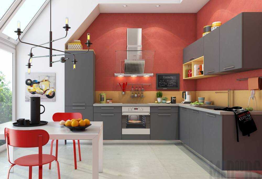 Дизайн кухни без верхних навесных шкафов (73 фото): примеры интерьеров кухни