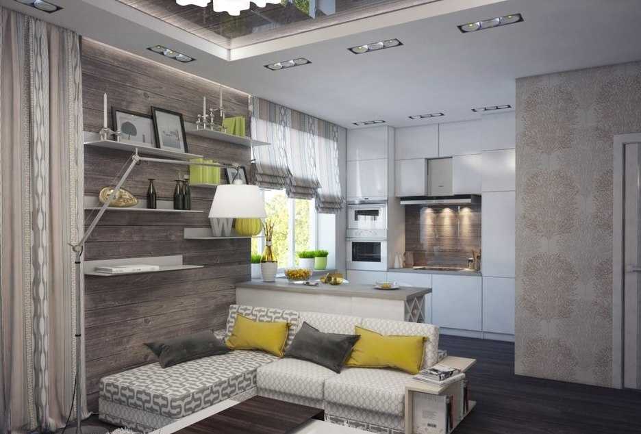Дизайн кухни-гостиной 18 квадратов: 75 идей оформления интерьера