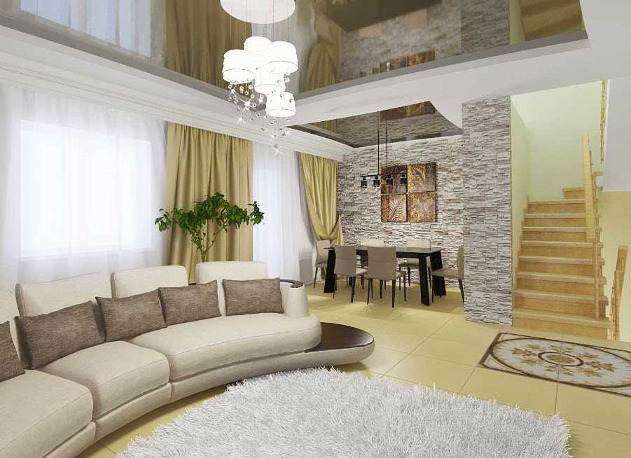 Дизайн гостиной в частном доме. приемы оформления и топ-6 бюджетных способов преображения + 200 фото
