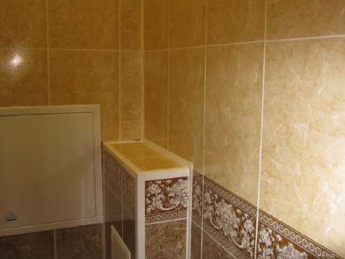 Стеновые панели для ванны: реечные, листовые и под плитку