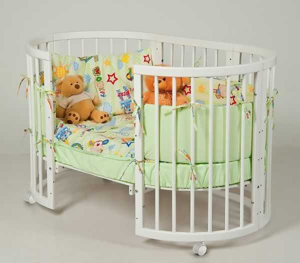 Овальные кроватки для новорожденных