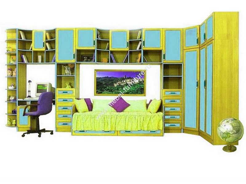 Мебель для подростковой комнаты, особенности расстановки