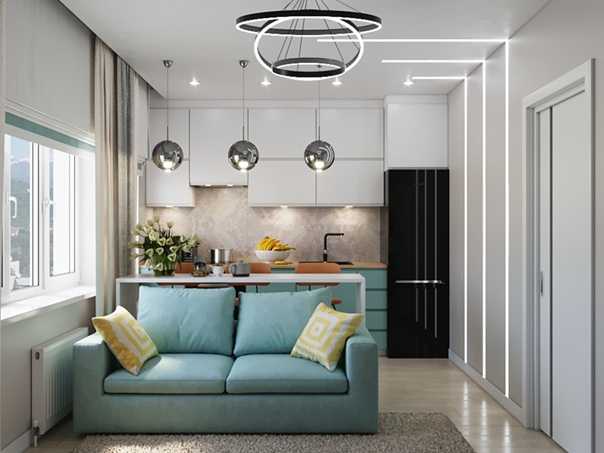 Кухня-гостиная 14 кв. м (46 фото): дизайн и планировка помещения с диваном размером 14 квадратных метров