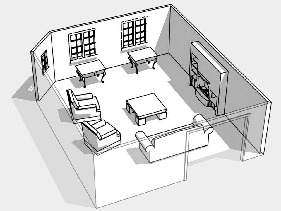 Расставляем мебель в гостиной: главные правила рациональной планировки