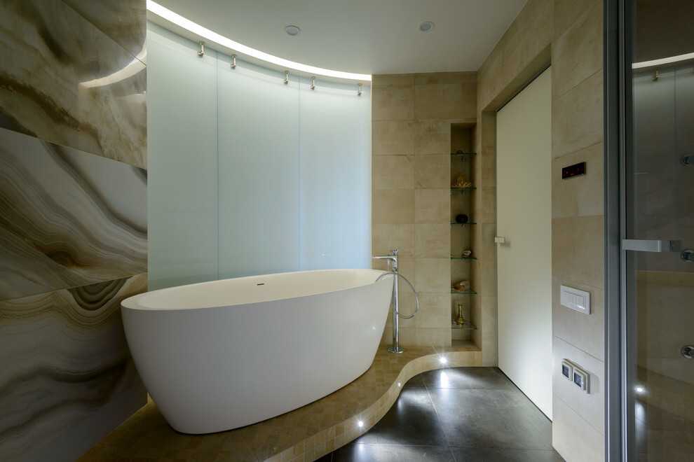 Отдельно стоящая ванна - устрой spa-интерьер в своем доме или квартире