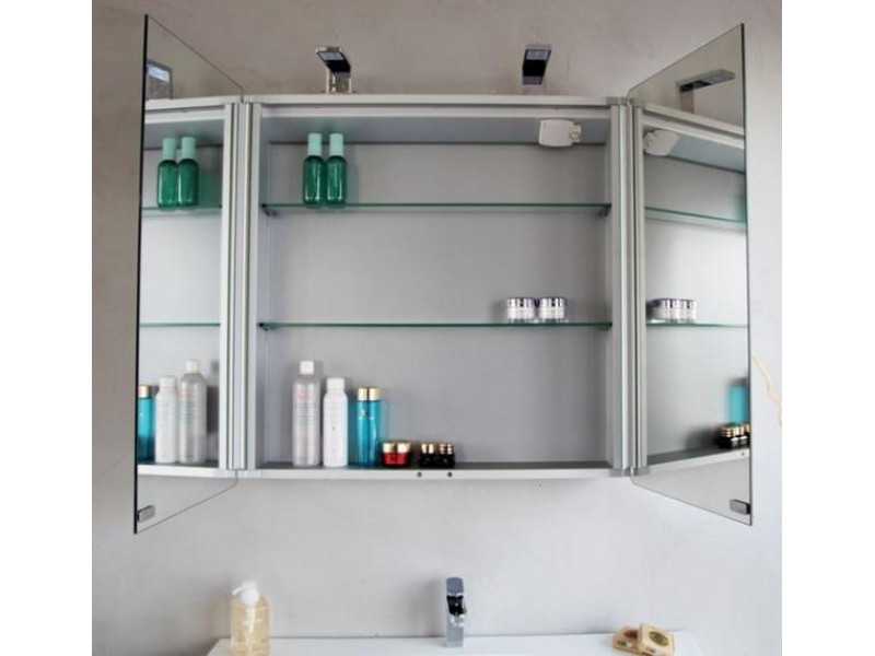 Зеркальный шкаф в ванную комнату подобрать несложно. Как выбрать стильный навесной шкафчик с зеркалом и как закрепить его Каким материалам отдать предпочтение и какой бренд лучше выбрать