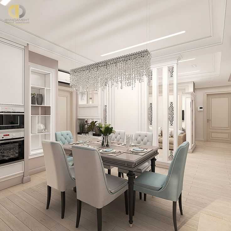 Цвета для кухни в стиле неоклассика (20 фото): интерьер белой и серой кухни в стиле неоклассика, дизайн комнаты в неоклассическом стиле в цвете слоновой кости