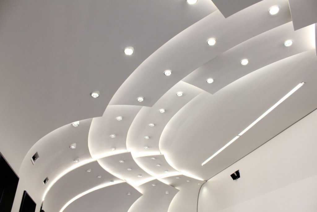 Фото потолков из гипсокартона для гостиной: виды, современные идеи оформления