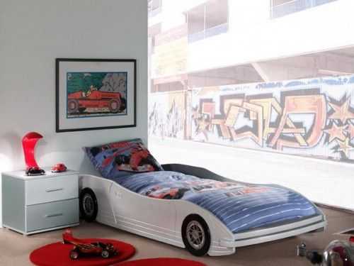 Детская кровать-машина своими руками: чертеж. детские кровати в виде машины для мальчиков