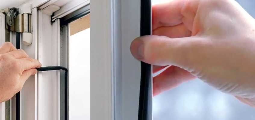 Как правильно приклеить резиновый уплотнитель на дверь?