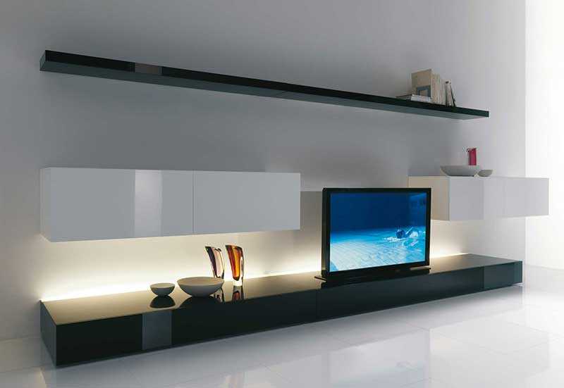 Полки в гостиную - современный дизайн (56 фото): полки на стену под телевизор в интерьере зала, настенные изделия из гипсокартона
