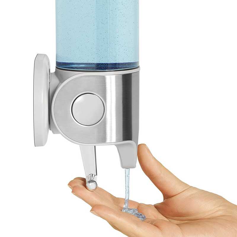 Диспенсер для жидкого мыла (64 фото): встраиваемый и настольный дозатор, встроенный вариант tork