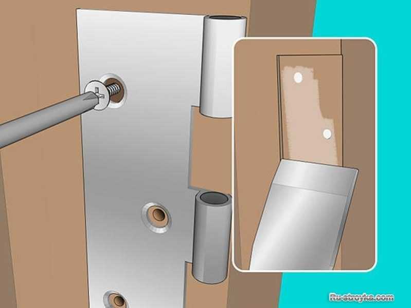 Установка петель на межкомнатные двери: подробная инструкция