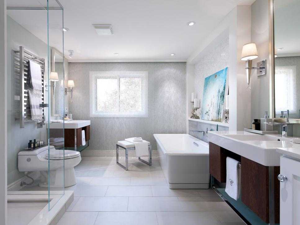 Дизайн и планировка ванной комнаты 6 кв. метров на конкретных примерах