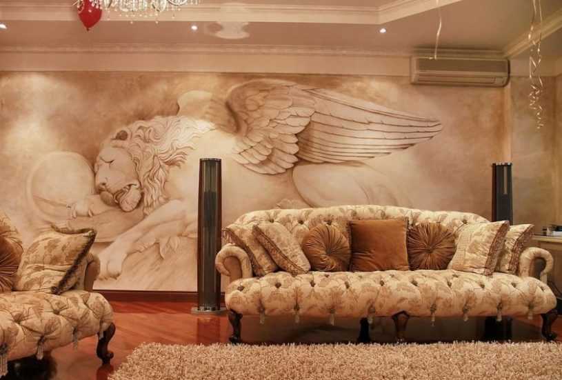 Роспись стен на кухне (46 фото): художественная роспись в стиле прованс в интерьере своими руками