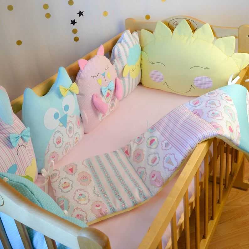 Бортики в кроватку для новорожденных: фото 75+ идей для малыша