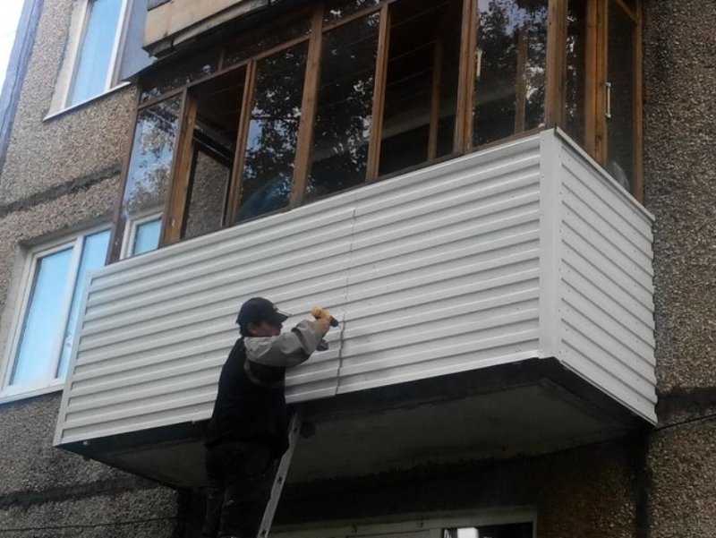 Как построить парапет балкона, чтобы было тепло и сухо