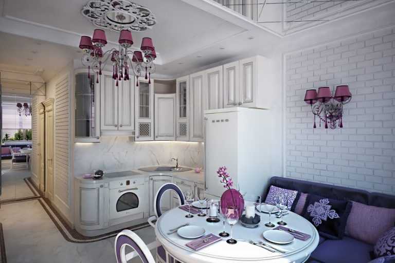 Кухня-гостиная в стиле прованс: фото и проект дизайна с совмещенным интерьером