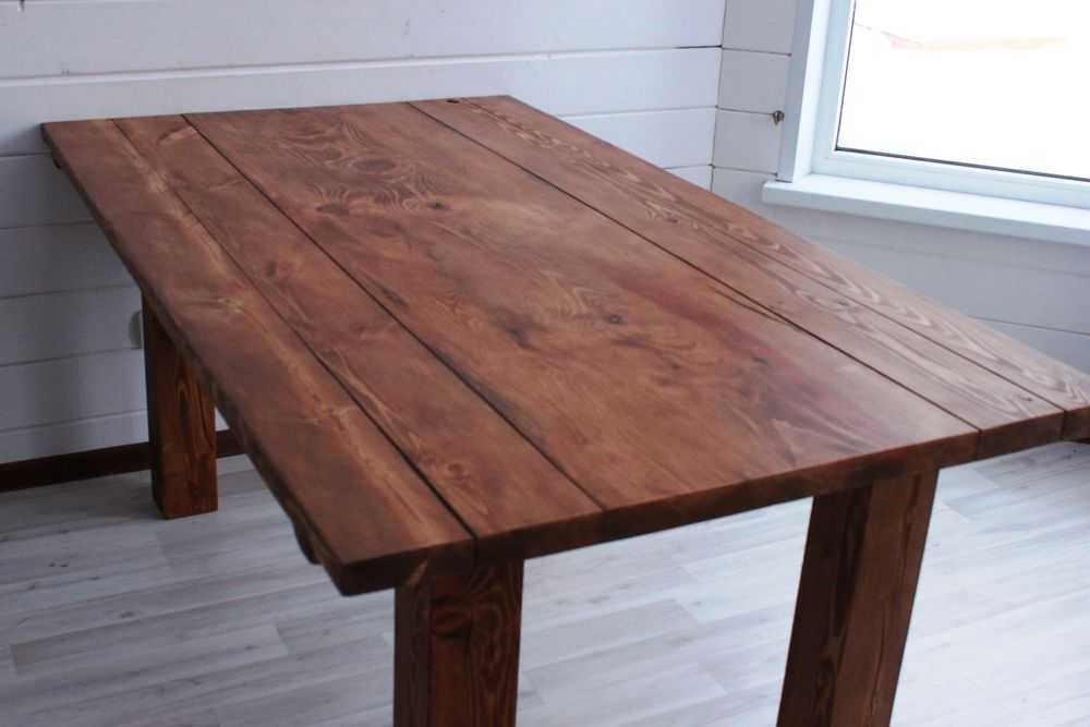 Деревянный стол для кухни: 60+ фото примеров, плюсы и минусы