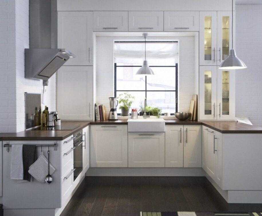 Дизайн узкой длинной кухни (10 реальных фото)