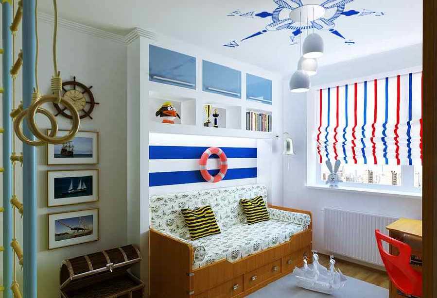Шторы в детскую комнату для мальчика (51 фото): красивые занавески из фетра в спальню, короткие фотошторы на окна для малышей от 3 лет