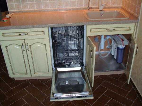 Встраиваемые стиральные машины - как установить под столешницу