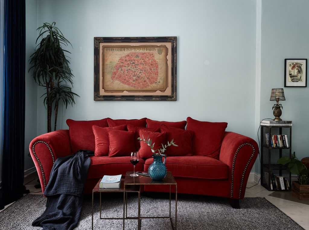 Выбор цвета дивана с учетом особенностей интерьера, популярные решения