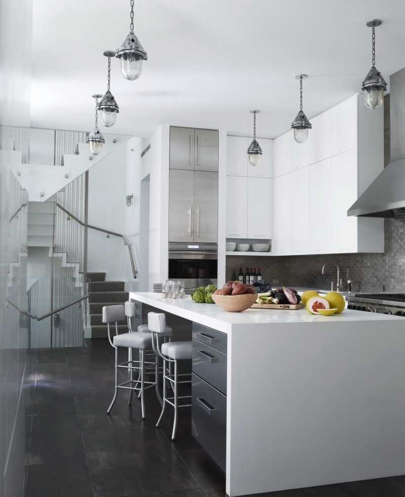 Фартук для кухни под кирпич (36 фото): особенности белых декоративных кирпичиков, характеристика фартуков в виде имитации кладки в кухонном интерьере