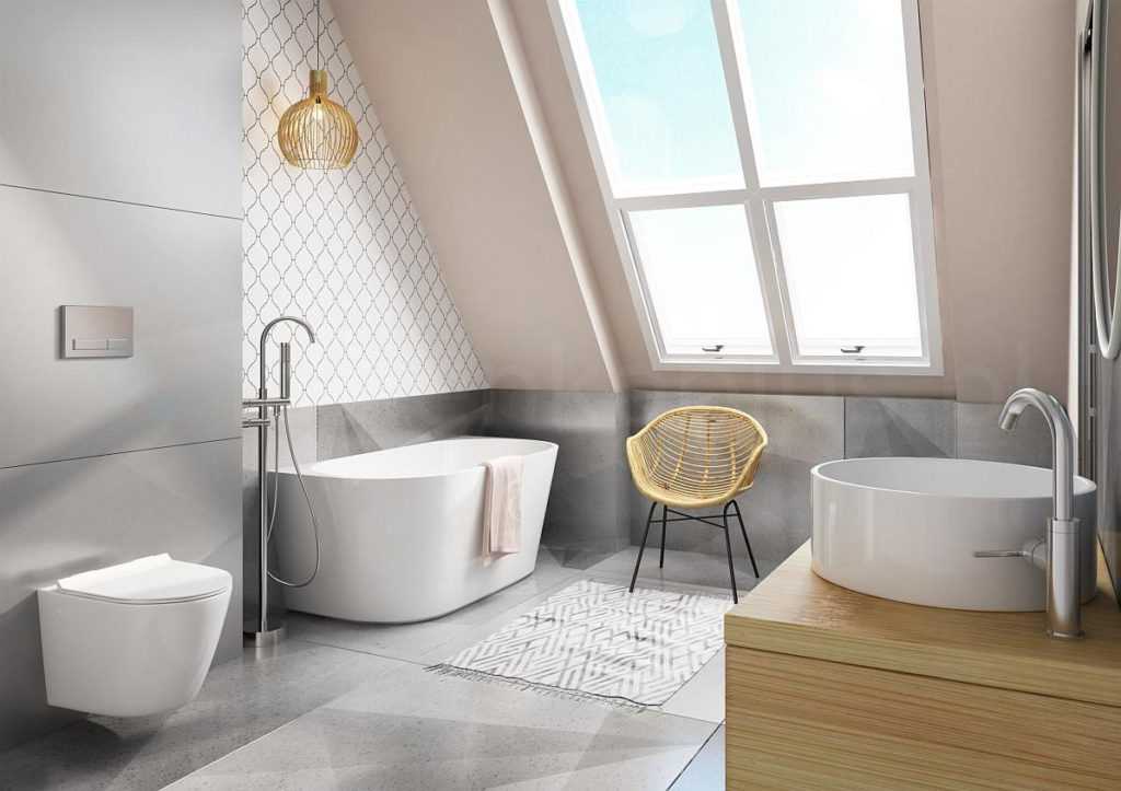 Отдельностоящая ванна – современный вид сантехники, позволяющий преобразить интерьер. Примеры отделки ванных комнат разного размера. Где расположить стоящие отдельно овальные модели ванн на ножках