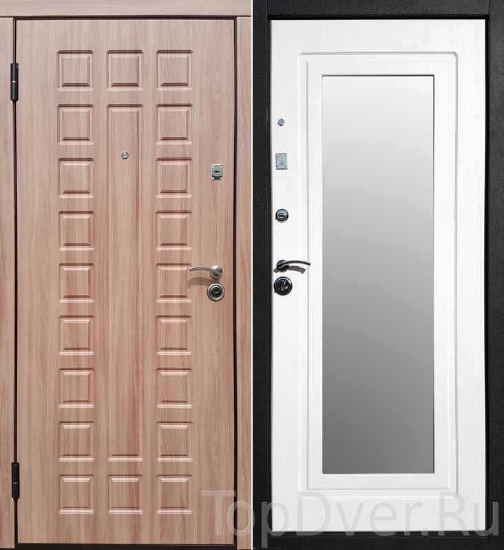 Белые входные двери будут отличным дополнением в интерьере квартиры Как выбрать модели с зеркалом внутри Как выбрать уличные варианты в дом и в квартиру белого цвета снаружи