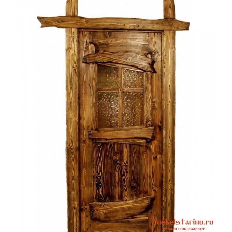 Двери под старину: как искусственно состарить древесину
