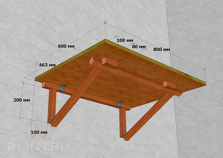 Столик на балкон: откидной и складной стол, столешница своими руками, фото и чертежи, как сделать на лоджии навесной