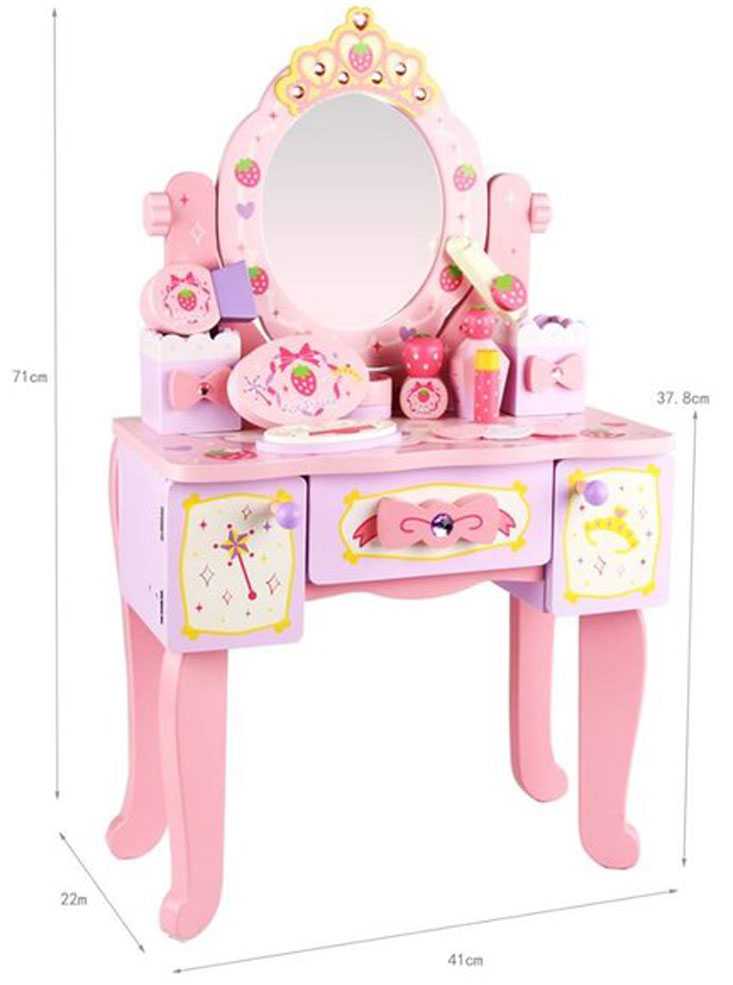 Детский туалетный столик: деревянная конструкция для подростка, варианты мебели в комнату для детей
