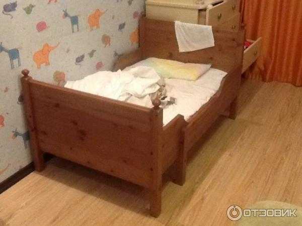 Детская раздвижная кровать ikea: металлическая, для детей, leksvik , отзывы, кроватка