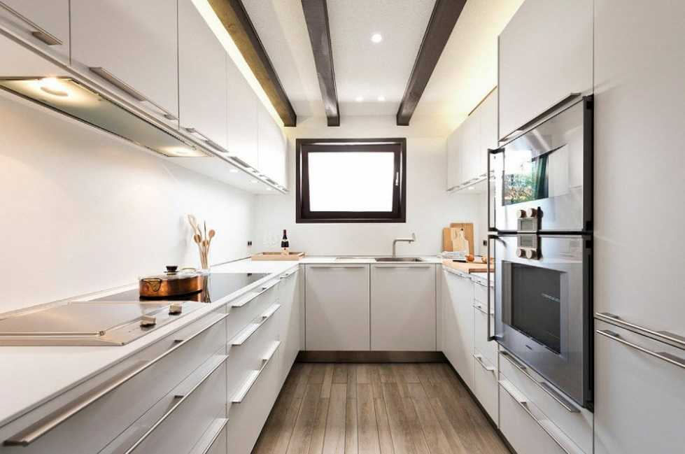 П-образная кухня (68 фото): проекты дизайна маленьких кухонь, оформление их в современном стиле. выбор кухонного гарнитура для помещения такой формы